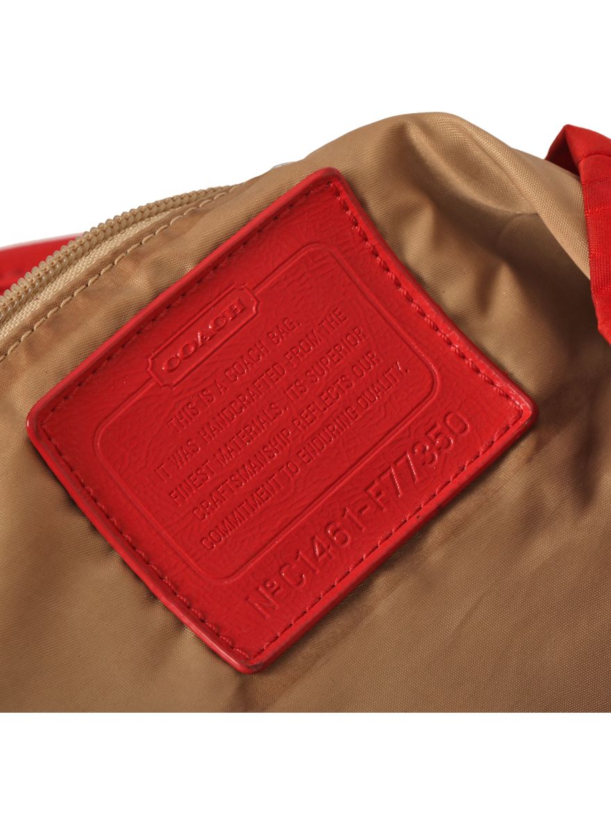 Red Signature Canvas Backpack