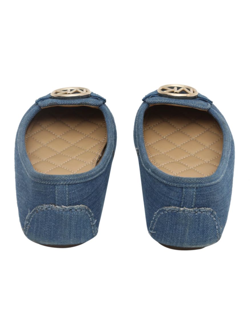 Blue Denim Flats/Size-8.5M