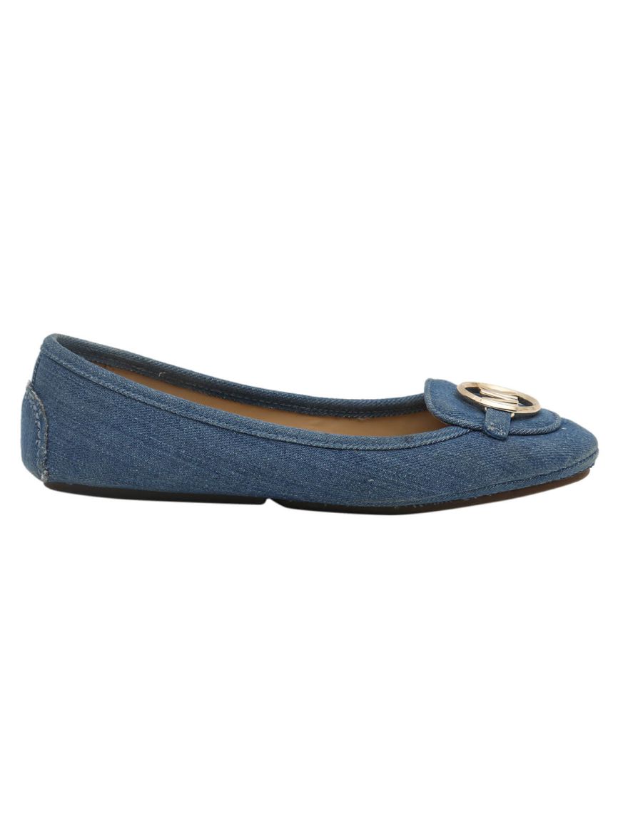 Blue Denim Flats/Size-8.5M