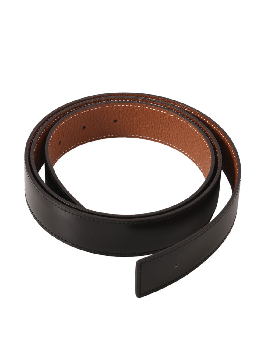 Unisex Black And Tan Belt 105 cm