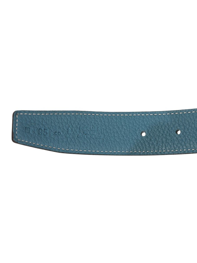 Unisex Black And Blue Belt 95 cm