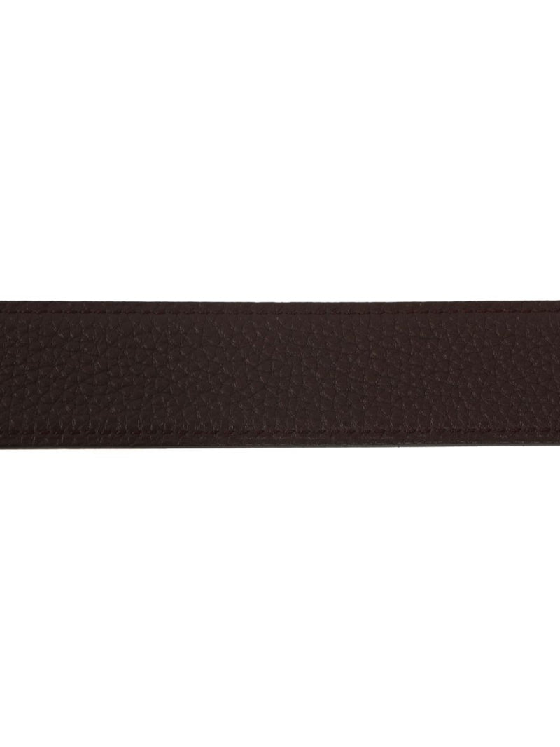 Unisex Black And Chocolate Brown Belt 100cm