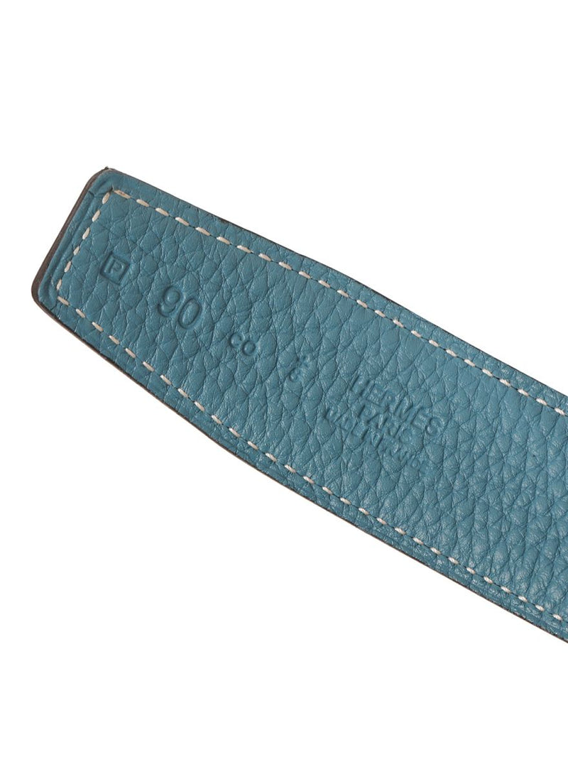 Unisex Black And Blue Belt 90 cm