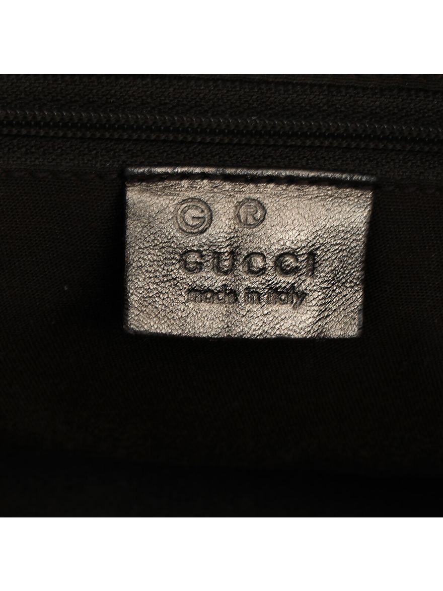 Signature GG Mettalic Boston Bag