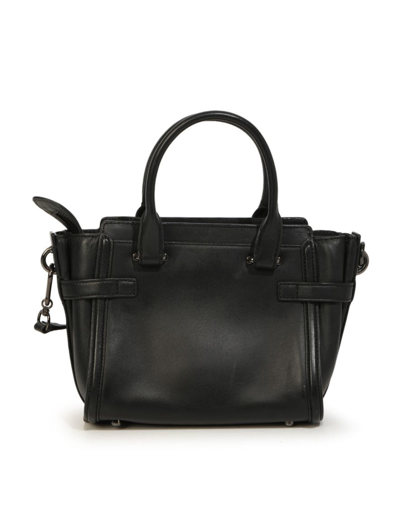 Black Applique Butterfly Mini Satchel