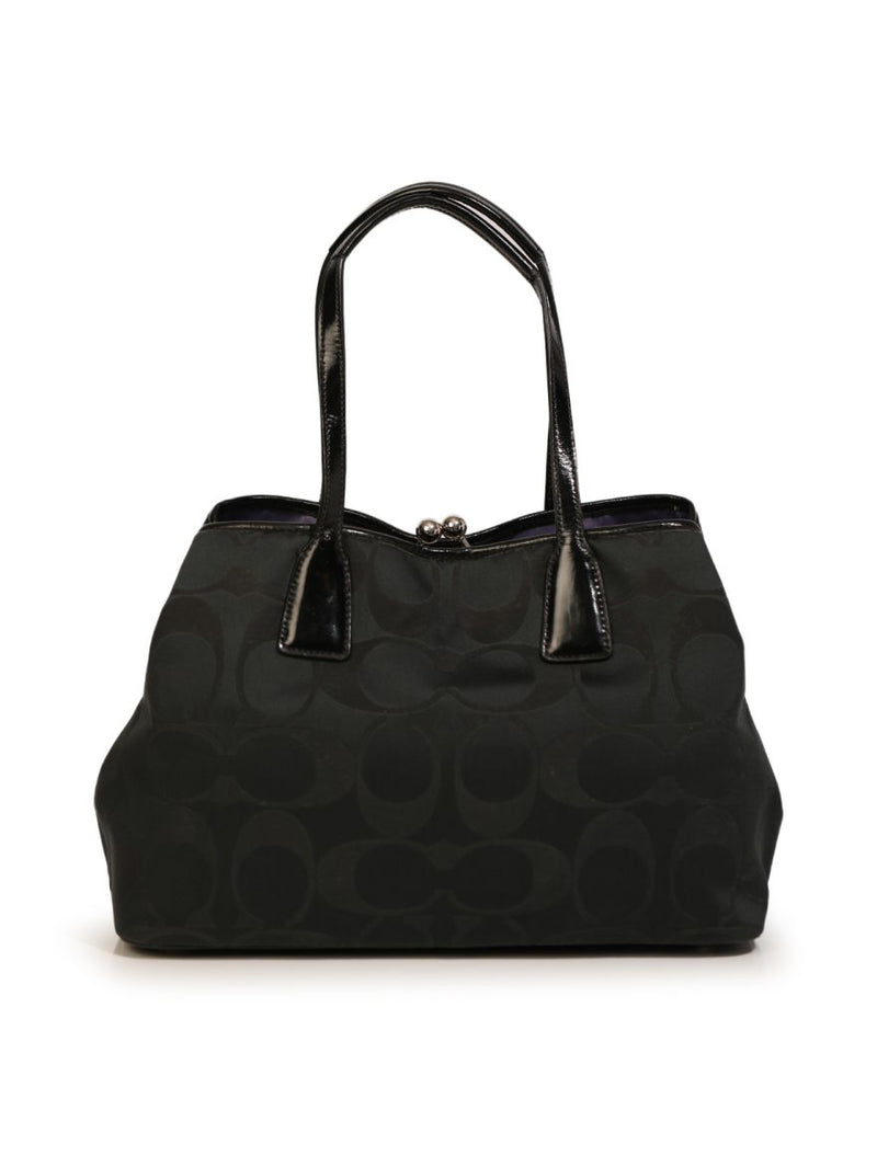 f17575 Black Silk Satchel
