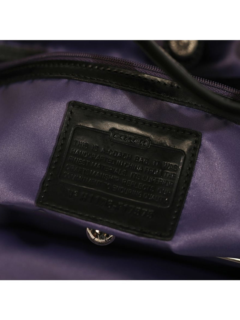f17575 Black Silk Satchel