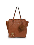 Interlocking Tan G Dollar Tote One Size