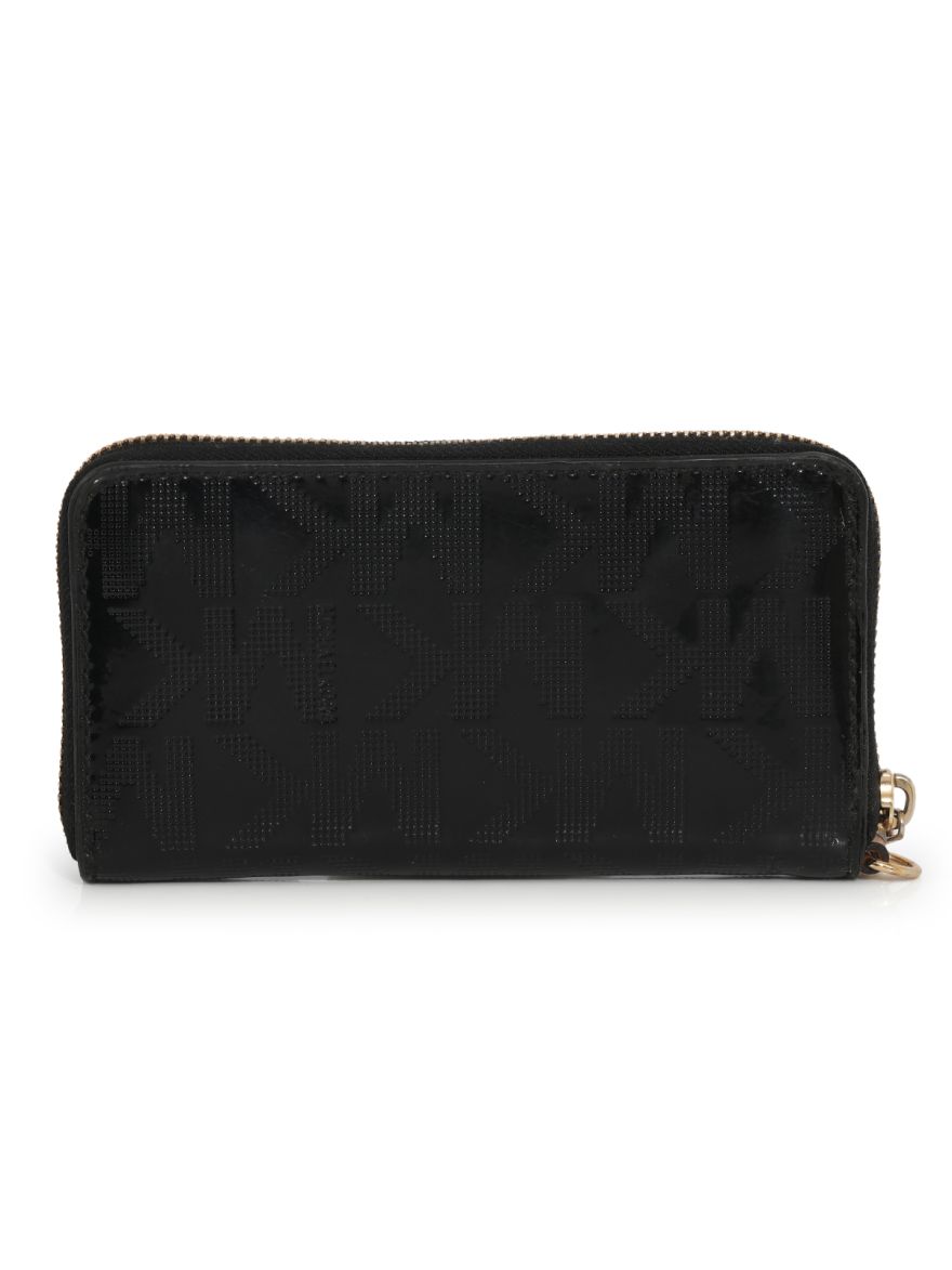 Black Patent Leather Wallet Full Size