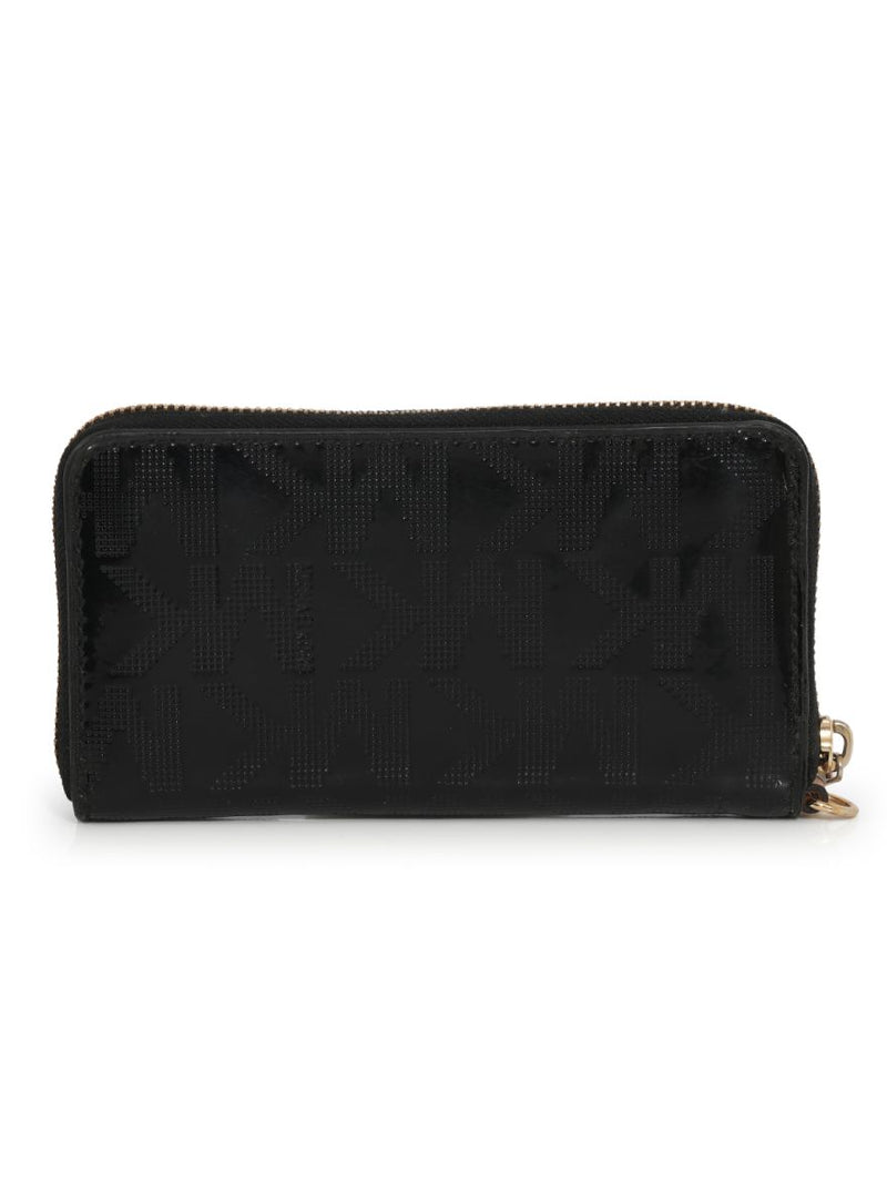 Black Patent Leather Wallet Full Size