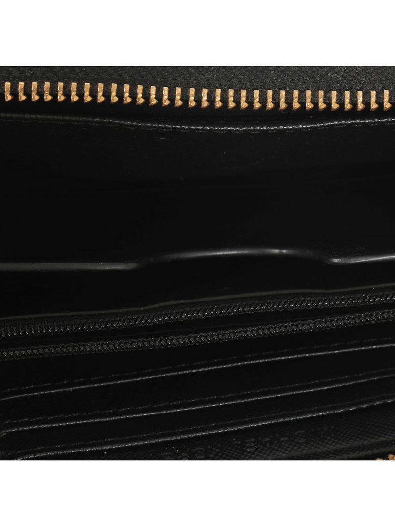 Black Patent Leather Wallet Full Size