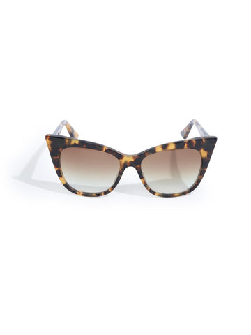 Cateye Leopard Print Sunglasses