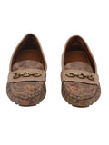 Flower Printed Women's Loafers/Size-Size- 36.5 EUR