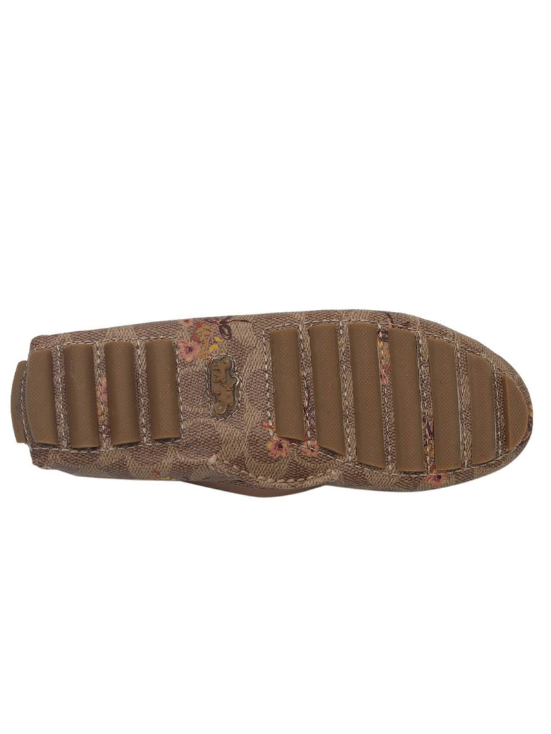 Flower Printed Women's Loafers/Size-Size- 36.5 EUR