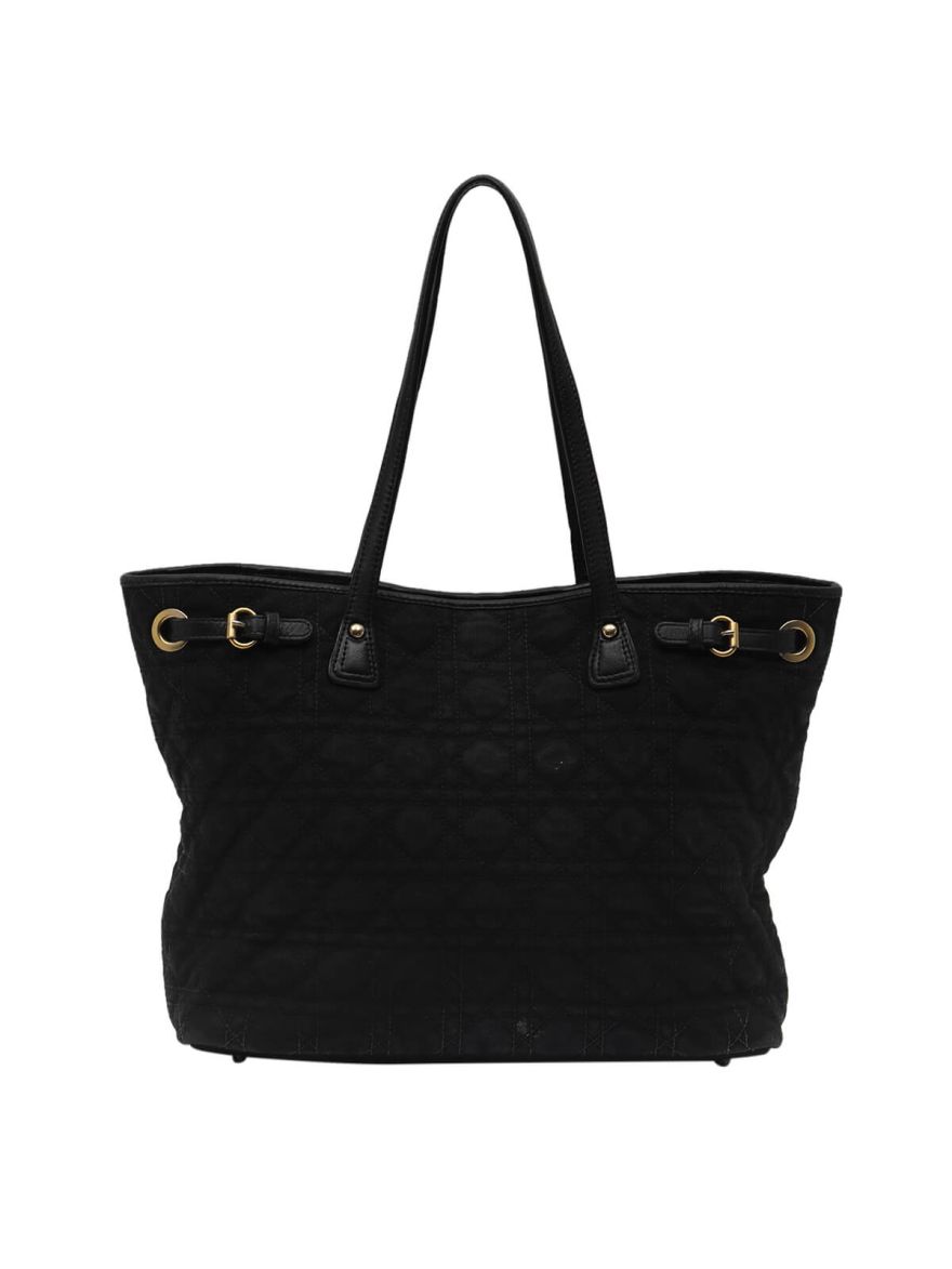 Black Fabric Canvas Tote Bag