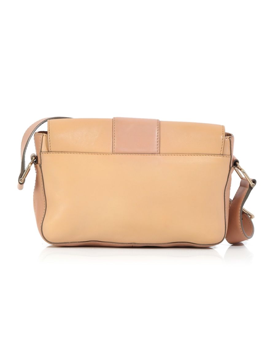 Nude Two Tone Shoulder Bag