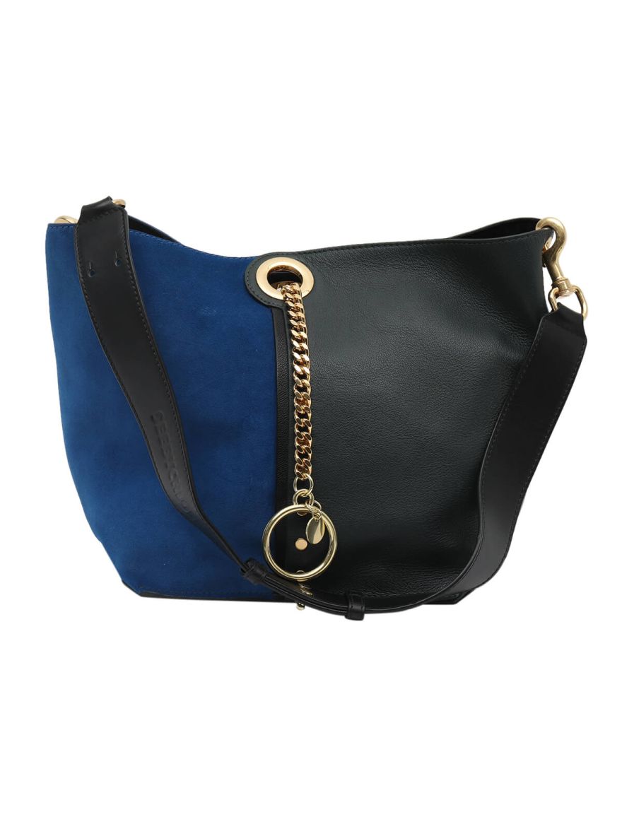 See By  Two Tone Blue/Green Shoulder Bag