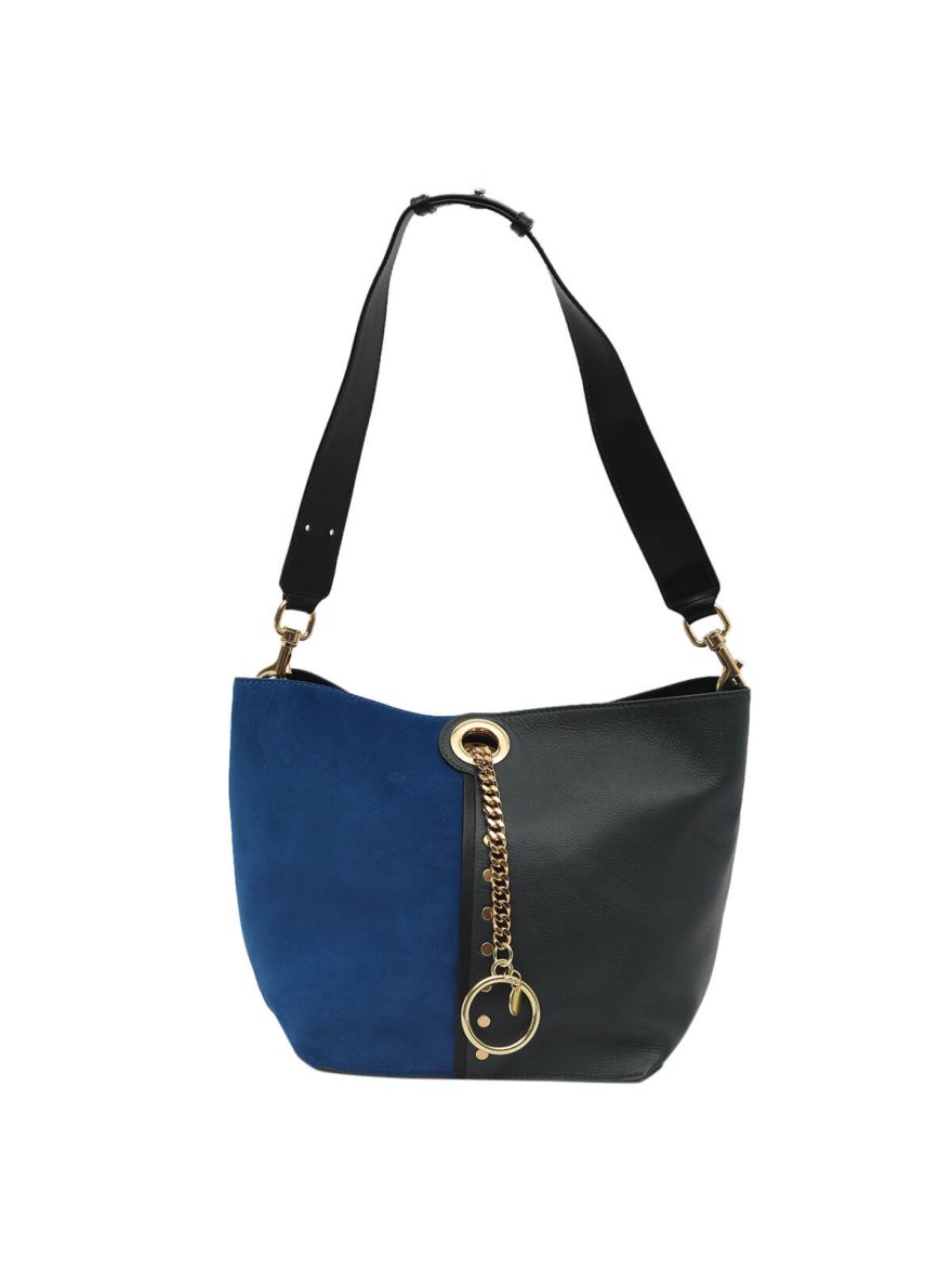 See By  Two Tone Blue/Green Shoulder Bag