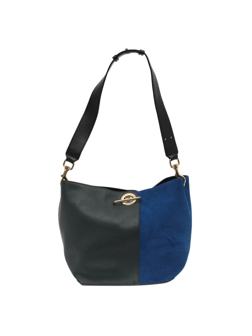 See By  Two Tone Blue/Green Shoulder Bag