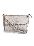 Snake Embossed Crossbody Bag One Size