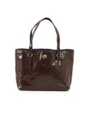 Brown Peyton Op Art Mini Tote