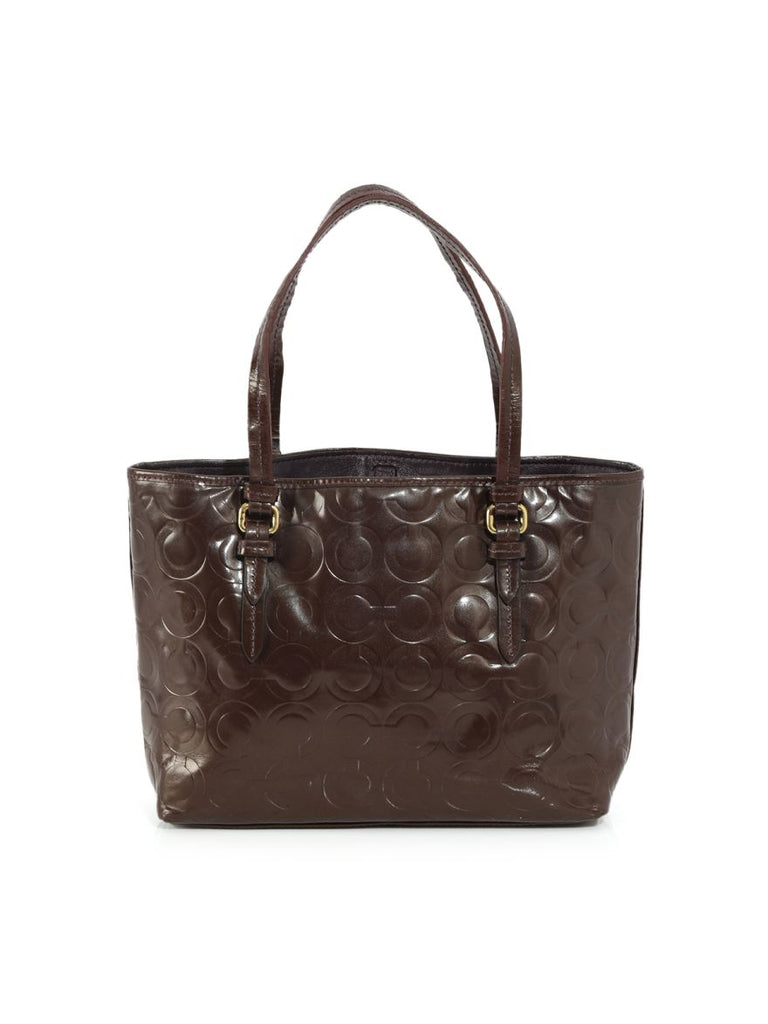 Brown Peyton Op Art Mini Tote – Confidential Couture