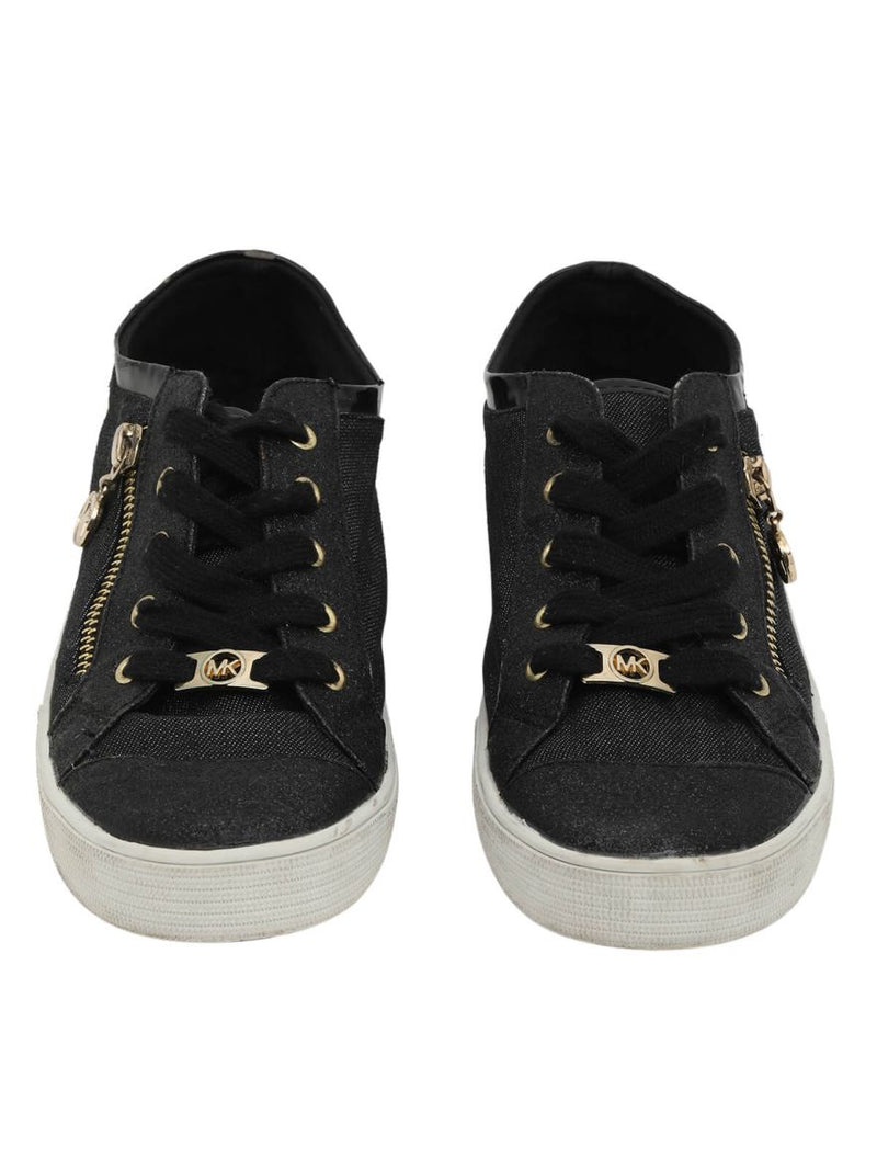 Black Shimmer Women Sneakers/Size-35 EUR