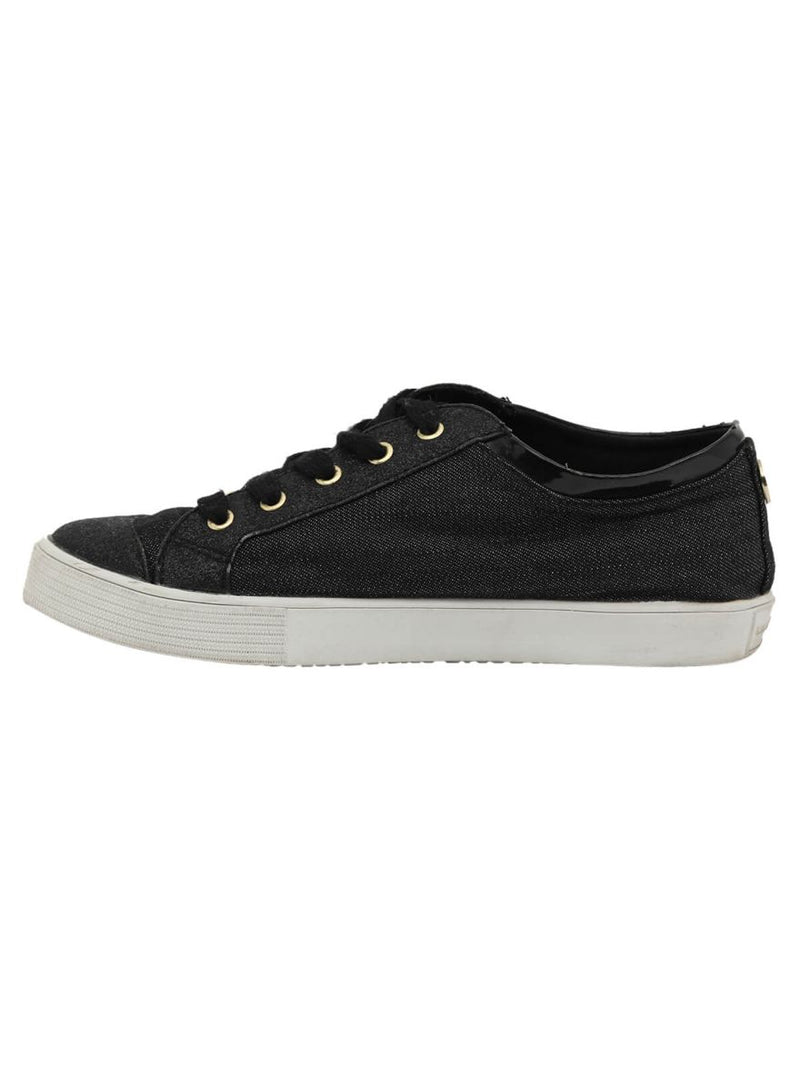 Black Shimmer Women Sneakers/Size-35 EUR