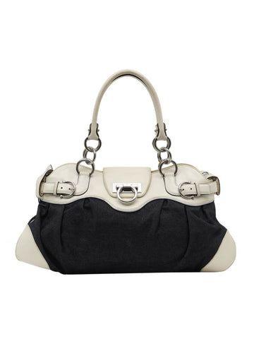 Denim Fabric Shoulder Bag