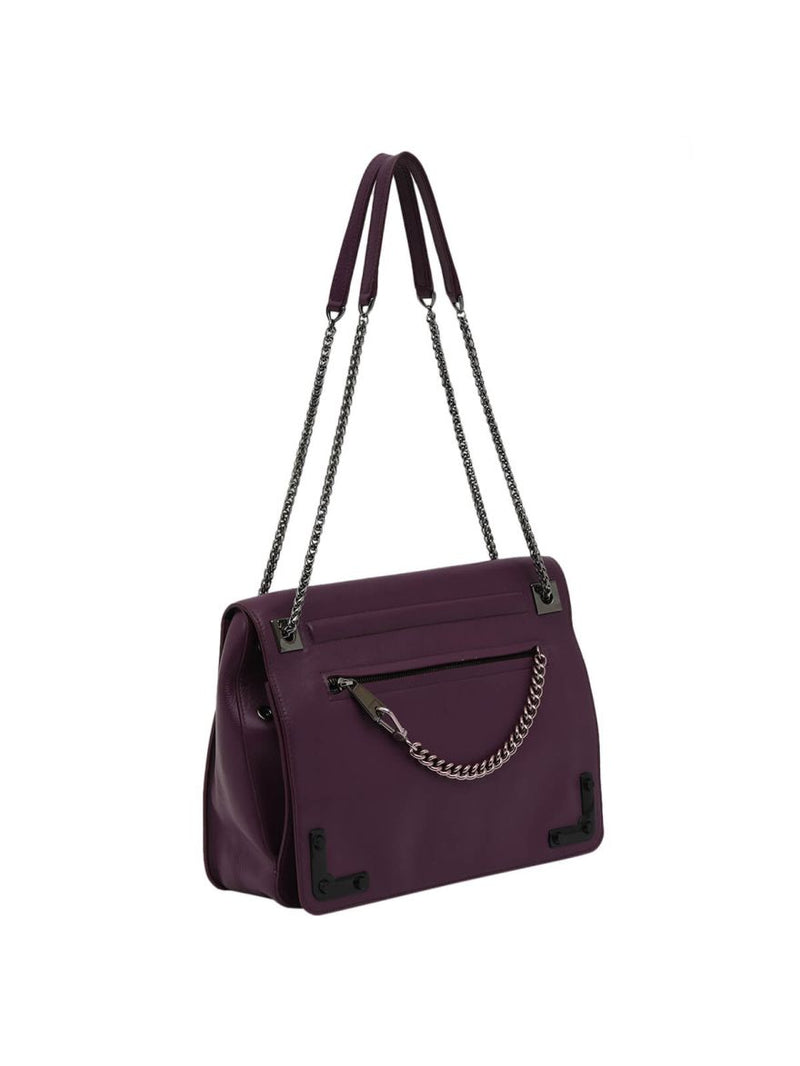 Leather Diana Chain Shoulder Bag