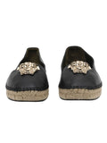 Medusa Black Women's Loafers/Size-39EUR