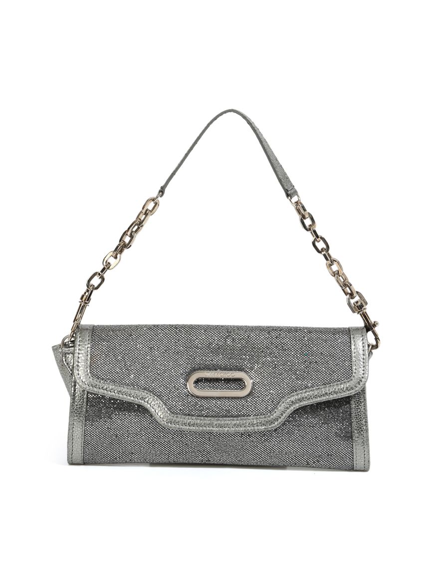 Silver Shimmer Sling Bag Small