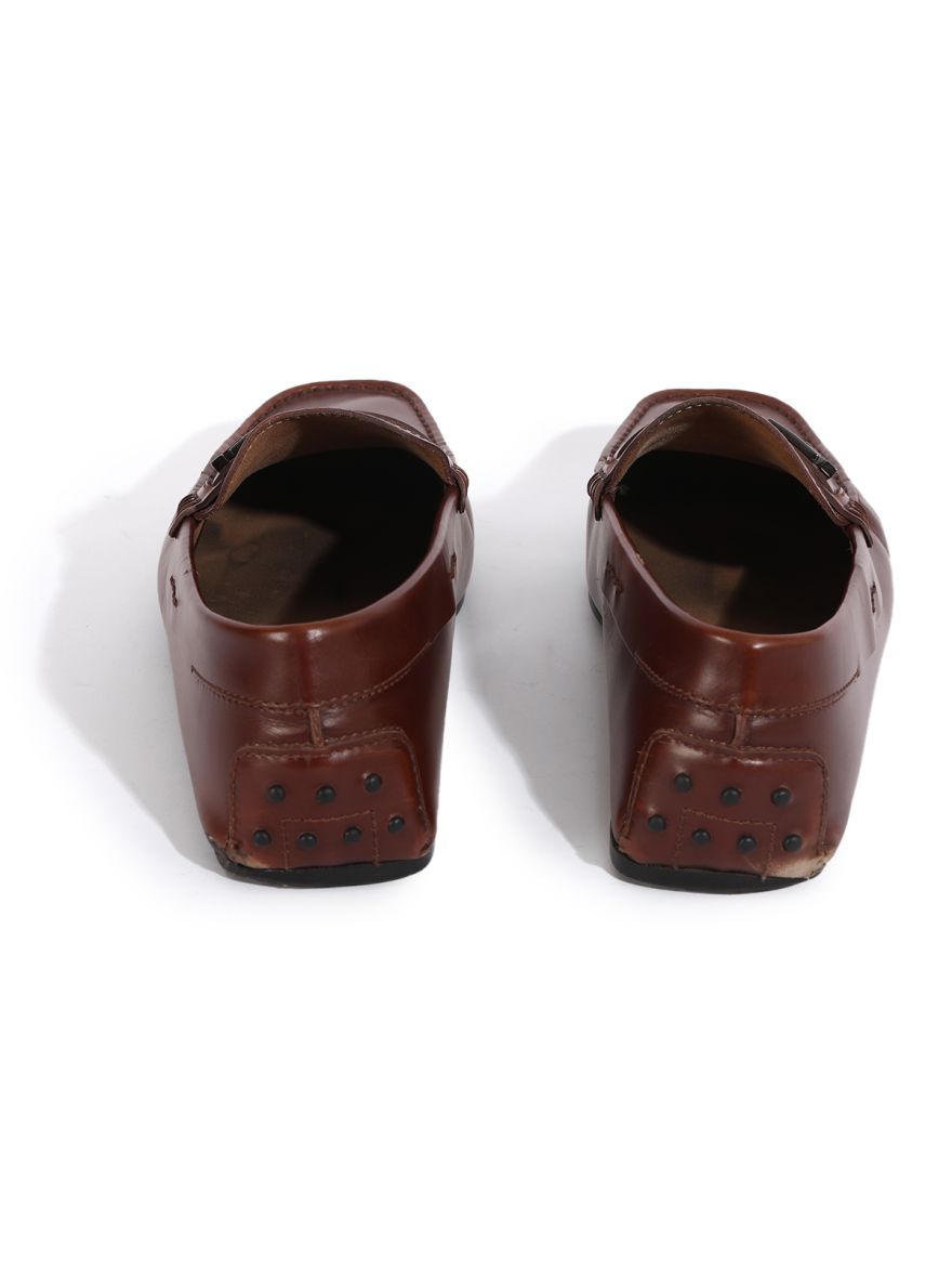 Tod's Brown Leather Footwears Size 10