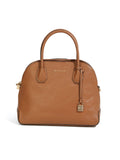 Brown Top Handle Bag Medium