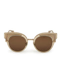 Intrecciato Weave Cat Eye sunglasses