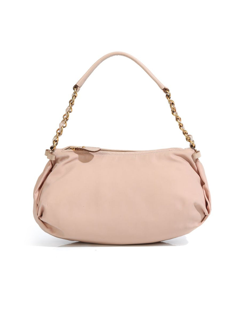 Nylon Pink Shoulder Bag Medium