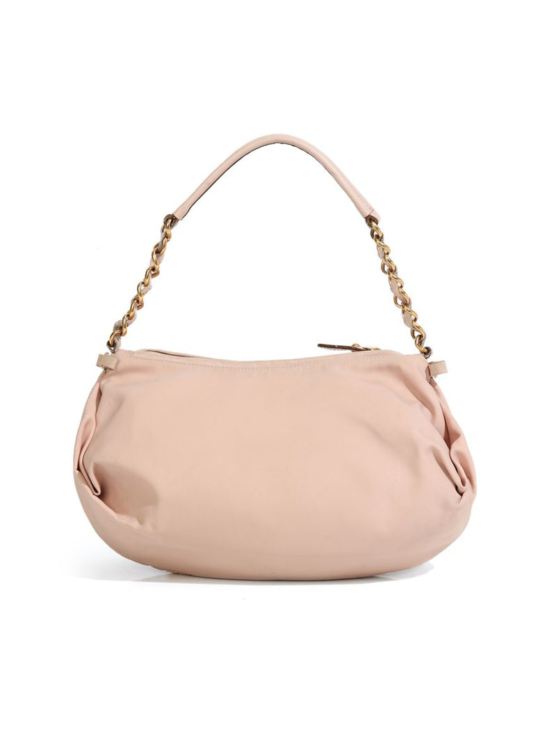 Nylon Pink Shoulder Bag Medium
