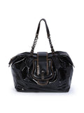 Black Patent Leather B bag One Size