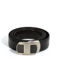 Montblanc Black Leather Men's Belt Size- 42