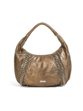 Metallic Broze Chain Hobo Bag