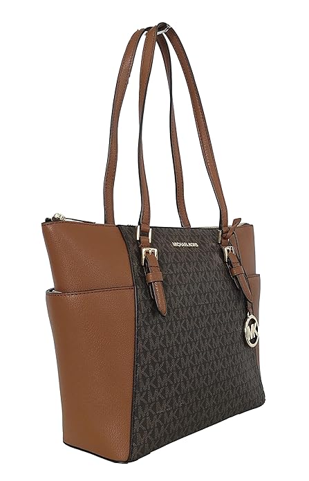 Charlotte Signature Large Zip Tote