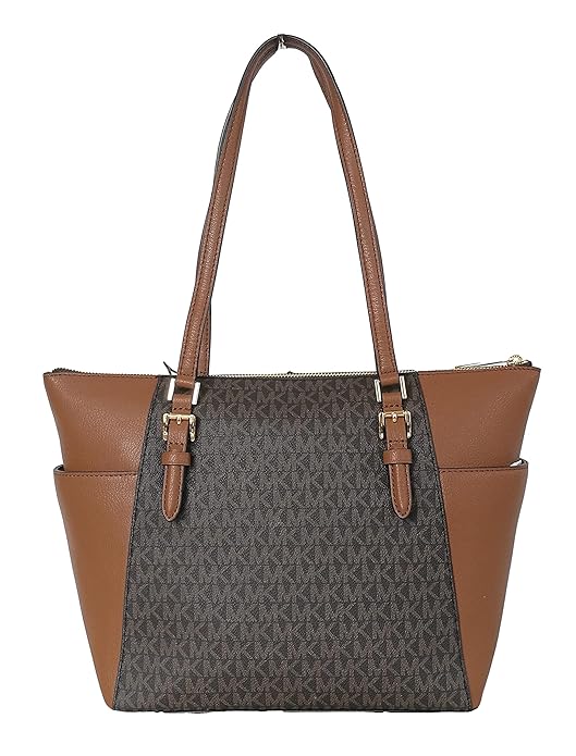 Charlotte Signature Large Zip Tote