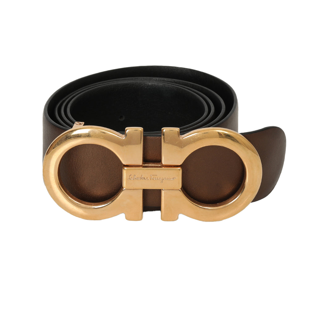 Shop Pre-Owned Authentic Salvatore Ferragamo Buckle Leather  display picture 1