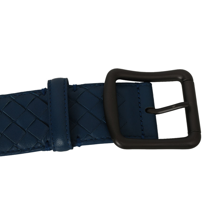 Pre-loved Bottega Veneta Blue Belt