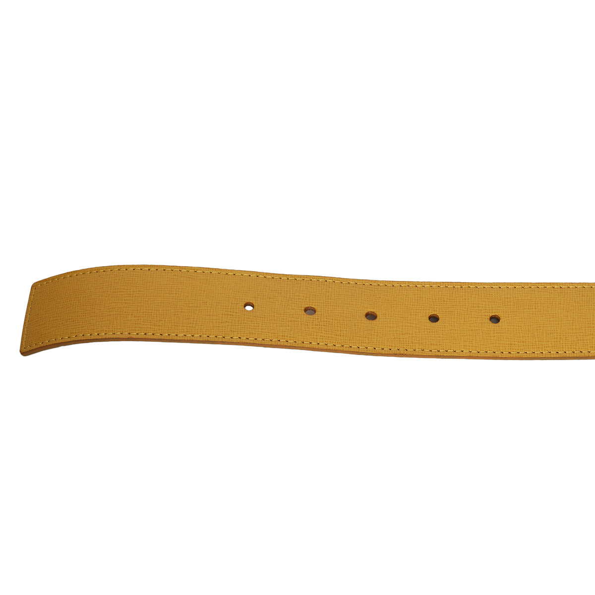 Multi Accessory Leather Belt - Yellow 85/34