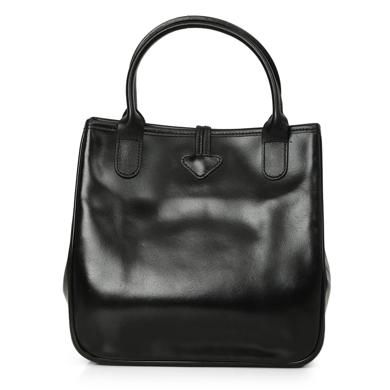 Longchamp black mini handle bag price