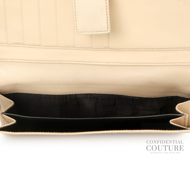 Women Gucci Flora/Nude Horsebit Flap Wallet