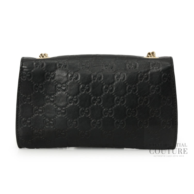 Black Horsebit Emily Small chain Bag