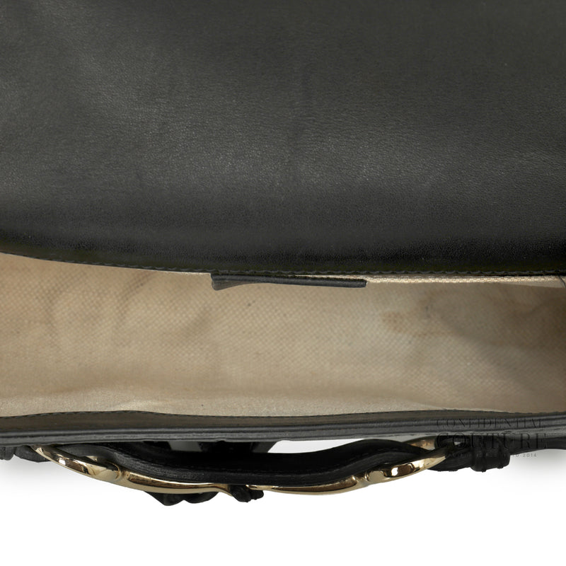 Black Horsebit Emily Small chain Bag