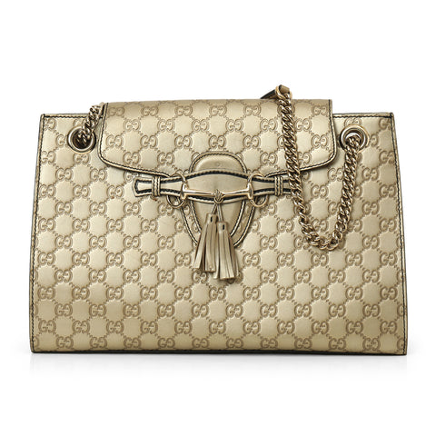 GG Large Signature Emily Shoulder Bag